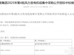 遠景能源預中標!國能72MW風電項目