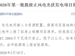 526.1MW風電項目被廢止！