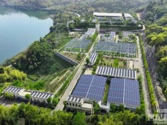 筱豪動態 | 筱豪能源集團四川廣安花園制水廠3.1MW光伏項目柔性支架主體順利完工，項目建設全面提速